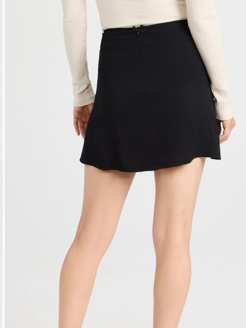 Reformation Margot Skirt Size 4 Black - Picture 2 of 7